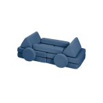 Kinder Spielsofa in Marineblau – platzsparendes, komfortables Sofa für Kinder